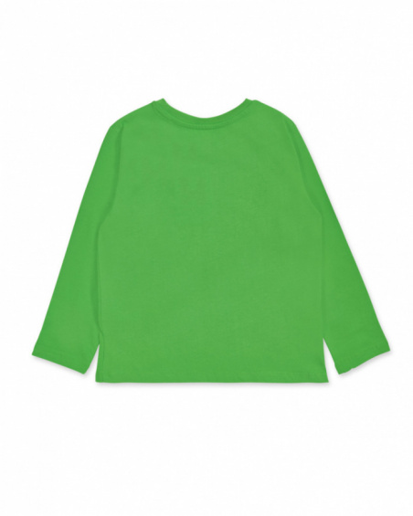 T-shirt long en maille vert pour garçon Urban Activist T-shirt long en maille vert pour garçon Urban Activist