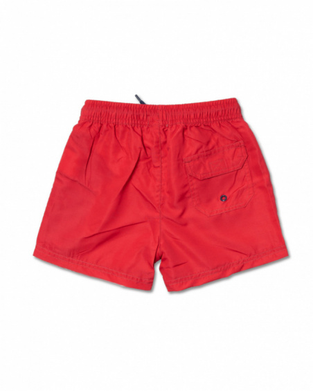 Bermuda rouge pour garçon Votre jeu Bermuda rouge pour garçon Votre jeu