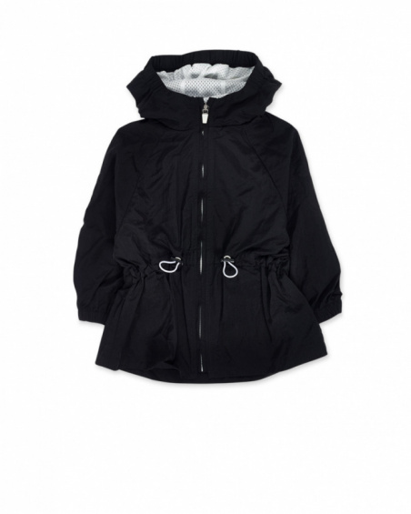 Veste plate noire pour fille One day in NYC Veste plate noire pour fille One day in NYC