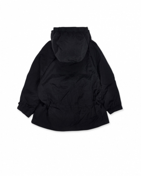Veste plate noire pour fille One day in NYC Veste plate noire pour fille One day in NYC