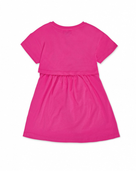 Robe en maille fuchsia pour fille Rebel Girl Robe en maille fuchsia pour fille Rebel Girl