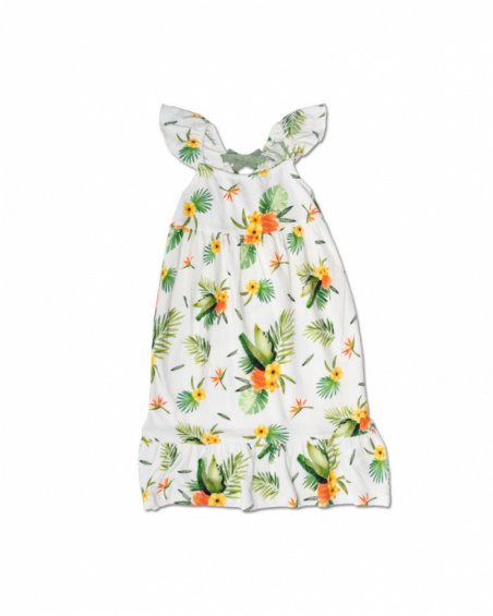 Robe plate blanche fille Oasis Robe plate blanche fille Oasis