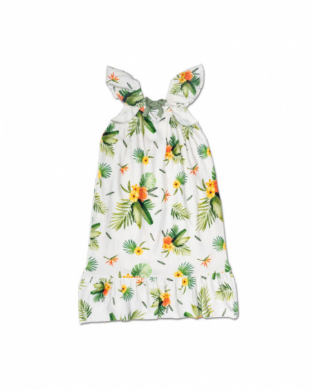 Robe plate blanche fille Oasis Robe plate blanche fille Oasis