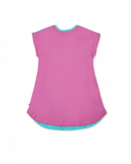 Robe en maille bleue pour fille Paradiso beach Robe en maille bleue pour fille Paradiso beach