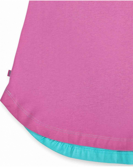 Robe en maille bleue pour fille Paradiso beach Robe en maille bleue pour fille Paradiso beach