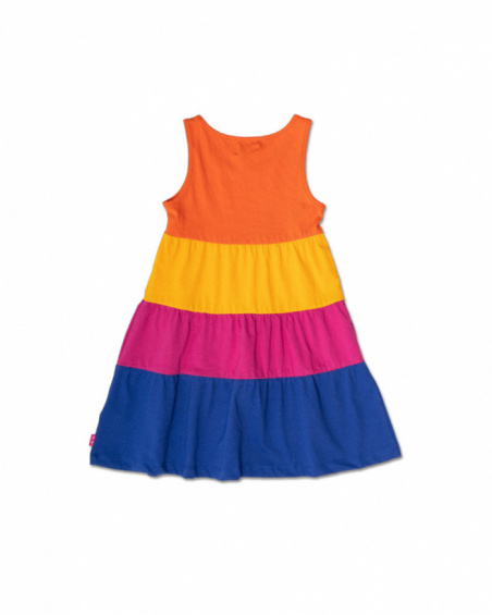 Robe bustier en maille rayée pour fille Full Bloom Robe bustier en maille rayée pour fille Full Bloom