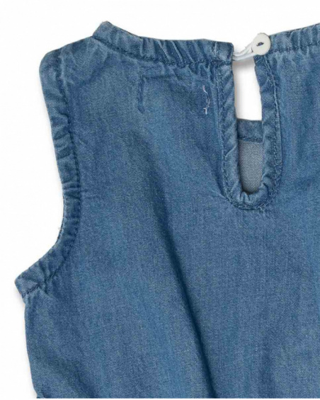 Robe plate bleue pour fille Mauvais influenceur Robe plate bleue pour fille Mauvais influenceur
