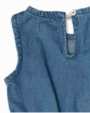 Robe plate bleue pour fille Mauvais influenceur Robe plate bleue pour fille Mauvais influenceur