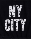 Robe en maille noire pour fille One day in NYC Robe en maille noire pour fille One day in NYC