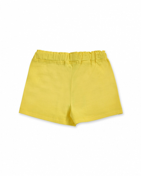 Short vert lime en tricot fille Basics Girl Short vert lime en tricot fille Basics Girl