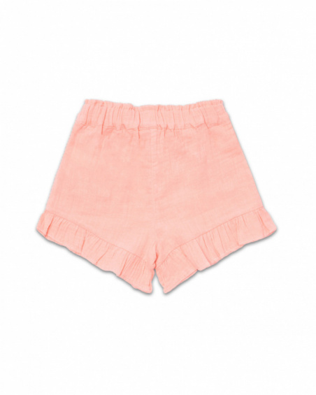 Short Oasis fille orange plat Short Oasis fille orange plat