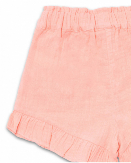 Short Oasis fille orange plat Short Oasis fille orange plat