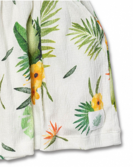 Short plat fille Oasis blanc Short plat fille Oasis blanc