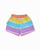 Short en maille rayée fille Paradiso beach Short en maille rayée fille Paradiso beach