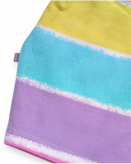 Short en maille rayée fille Paradiso beach Short en maille rayée fille Paradiso beach