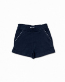Short en maille bleu marine Leonor pour fille Basics Fille Short en maille bleu marine Leonor pour fille Basics Fille