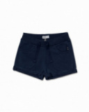 Short Dolly en maille bleu marine pour fille Basics Girl Short Dolly en maille bleu marine pour fille Basics Girl