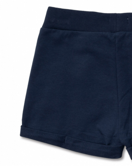 Short Dolly en maille bleu marine pour fille Basics Girl Short Dolly en maille bleu marine pour fille Basics Girl