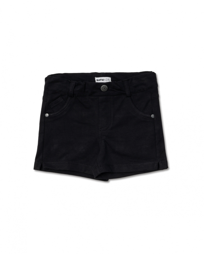 Barbie short en tricot noir fille Basics Girl