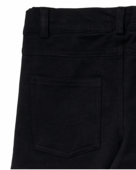 Barbie short en tricot noir fille Basics Girl Barbie short en tricot noir fille Basics Girl