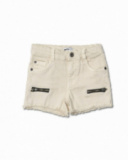 Short plat blanc pour fille One day in NYC Short plat blanc pour fille One day in NYC