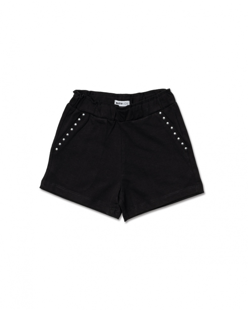 Leonor short en maille noir fille Basics Fille
