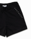 Leonor short en maille noir fille Basics Fille Leonor short en maille noir fille Basics Fille