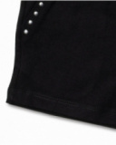 Leonor short en maille noir fille Basics Fille Leonor short en maille noir fille Basics Fille