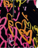 Combinaison en maille noire avec imprimé pour fille Rebel Girl Combinaison en maille noire avec imprimé pour fille Rebel Girl