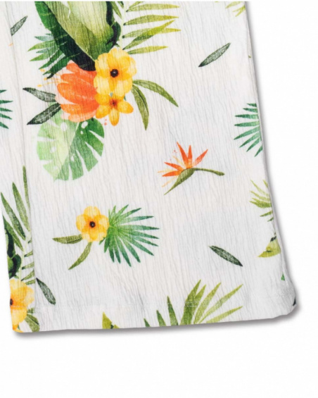 Combinaison plate fille Oasis blanche Combinaison plate fille Oasis blanche
