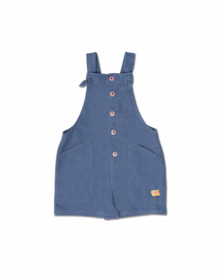 Combinaison en maille bleue pour fille Paradiso beach Combinaison en maille bleue pour fille Paradiso beach