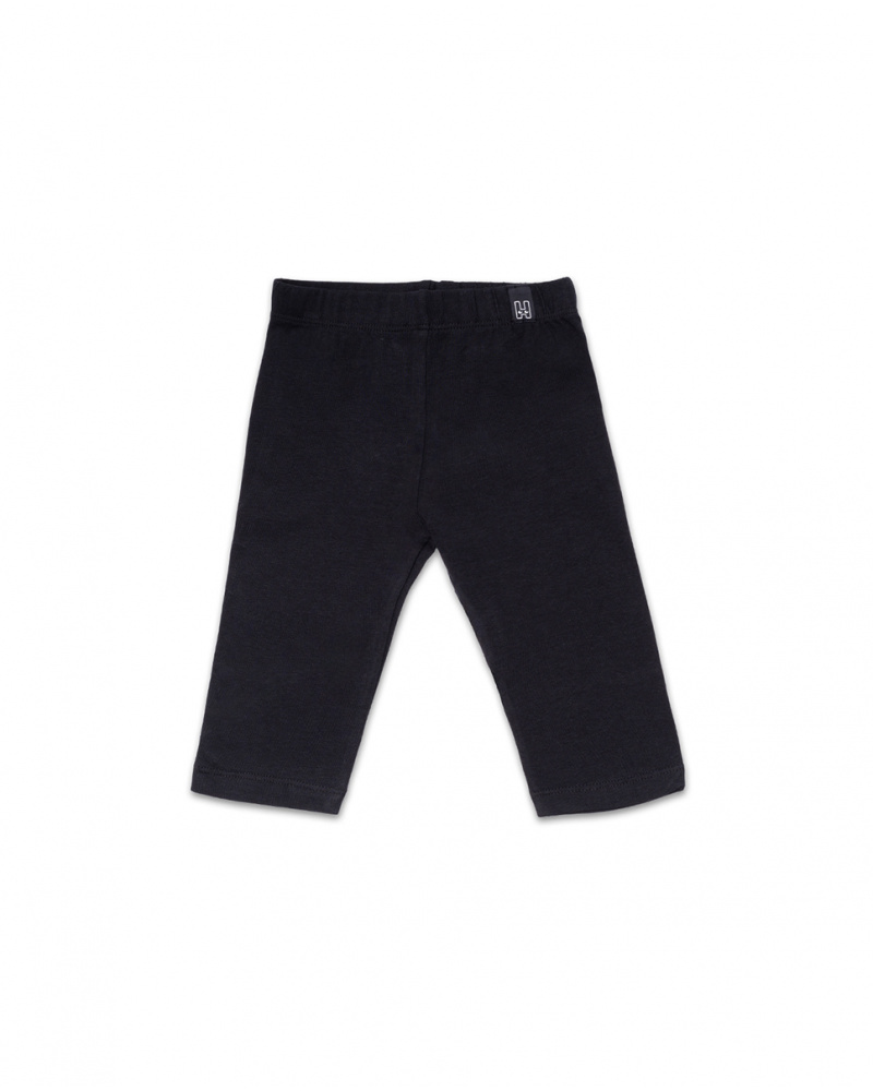 Legging cycliste en maille noir pour fille Basics Girl