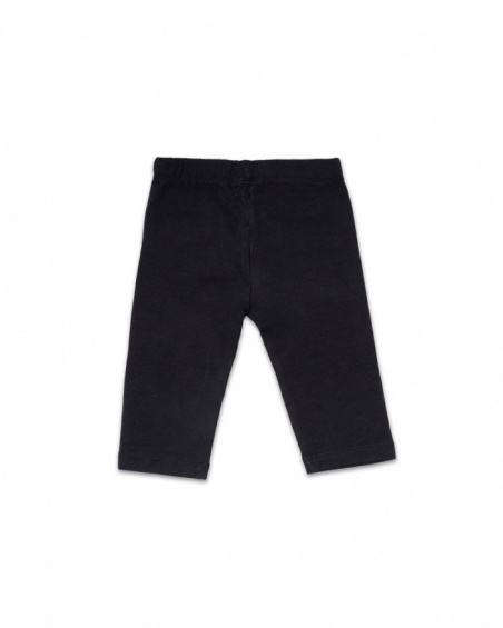 Legging cycliste en maille noir pour fille Basics Girl Legging cycliste en maille noir pour fille Basics Girl