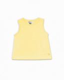 Débardeur jersey vert anis pour fille Basics Girl Débardeur jersey vert anis pour fille Basics Girl