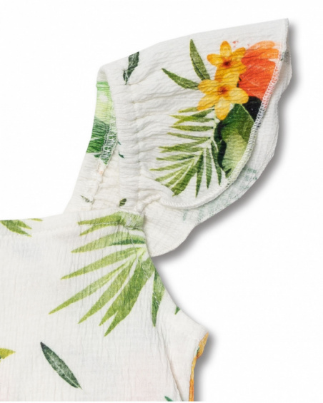 Débardeur plat fille Oasis blanc Débardeur plat fille Oasis blanc