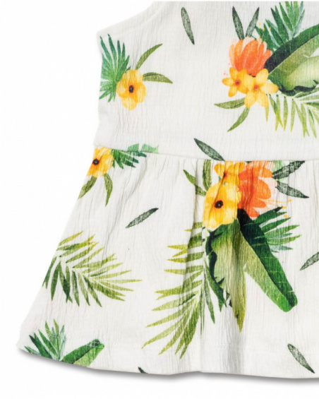 Débardeur plat fille Oasis blanc Débardeur plat fille Oasis blanc