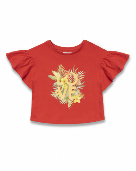T-shirt jersey orange fille Oasis T-shirt jersey orange fille Oasis