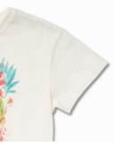 T-shirt blanc en maille fille Oasis T-shirt blanc en maille fille Oasis