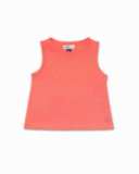Débardeur en maille rouge pour fille Basics Girl Débardeur en maille rouge pour fille Basics Girl