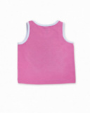 Débardeur en maille rose pour fille Paradiso beach Débardeur en maille rose pour fille Paradiso beach