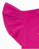 T-shirt violet en maille pour fille Full Bloom T-shirt violet en maille pour fille Full Bloom