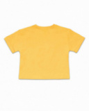 T-shirt en maille orange pour fille Full Bloom T-shirt en maille orange pour fille Full Bloom