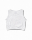 Débardeur blanc en maille pour fille Full Bloom Débardeur blanc en maille pour fille Full Bloom