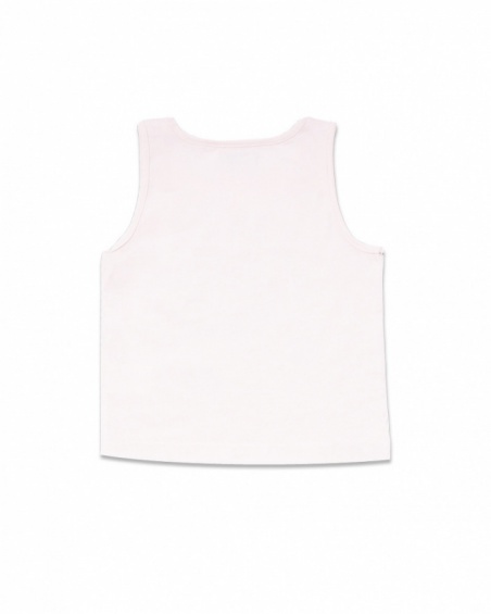 Débardeur jersey rose pour fille Bad influencer Débardeur jersey rose pour fille Bad influencer