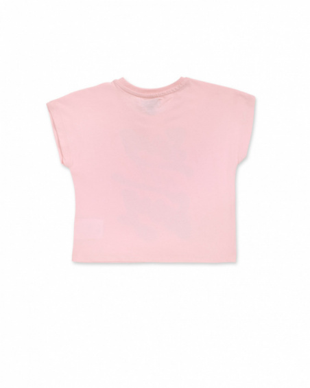 T-shirt Bad influence girl rose en maille T-shirt Bad influence girl rose en maille