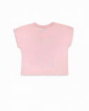 T-shirt Bad influence girl rose en maille T-shirt Bad influence girl rose en maille