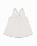 Débardeur en jersey blanc pour fille One day in NYC Débardeur en jersey blanc pour fille One day in NYC