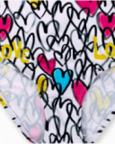 Maillot de bain imprimé blanc pour fille Rebel Girl Maillot de bain imprimé blanc pour fille Rebel Girl