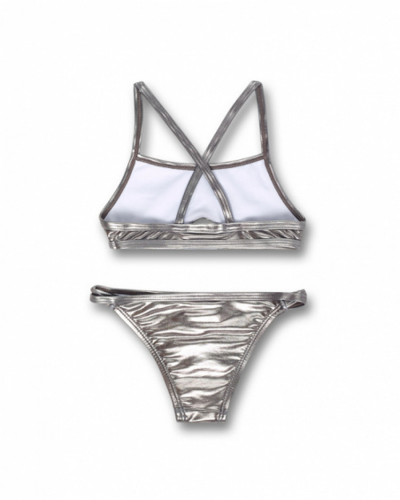 Bikini girl argent métallisé One day in NYC Bikini girl argent métallisé One day in NYC
