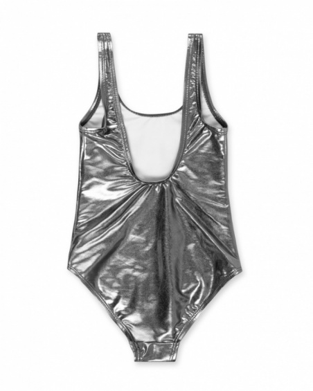 Maillot de bain argent métallisé pour fille One day in NYC Maillot de bain argent métallisé pour fille One day in NYC